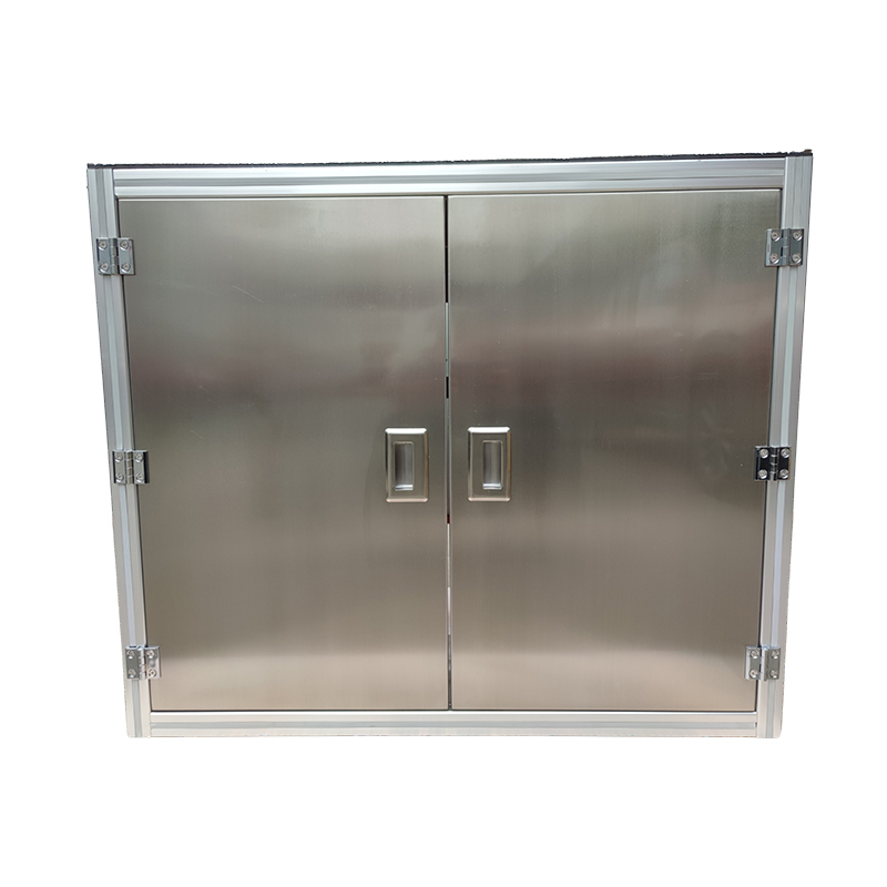 Aluminum profile + stainless steel cabinet